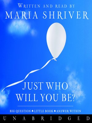 cover image of Just Who Will You Be?
